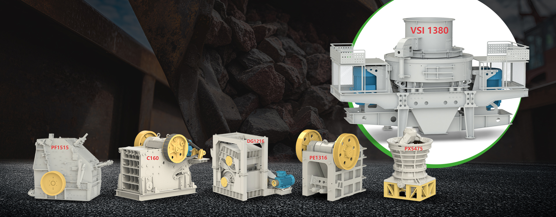 Rock and mineral processing